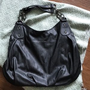 Black handbag